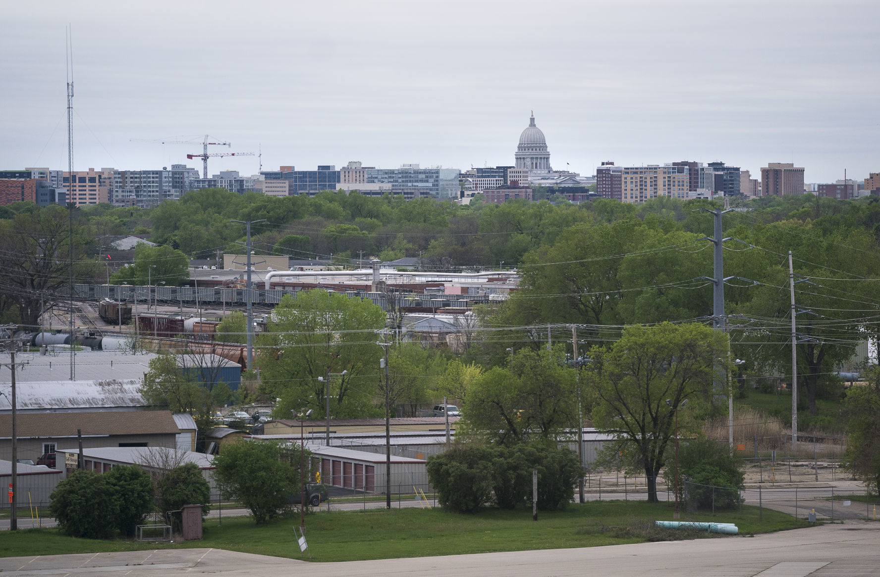 Oscar Mayer view to downtown